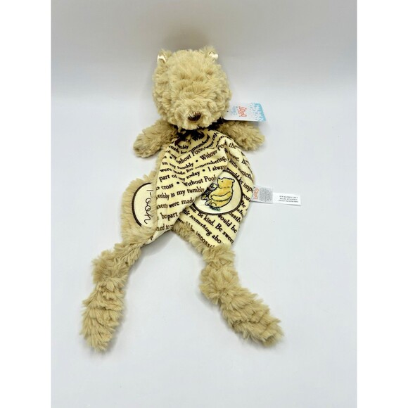 DISNEY BABY Lovey WINNIE THE POOH Security Blanket Lovey Knots Kids Preferred - Picture 4 of 14